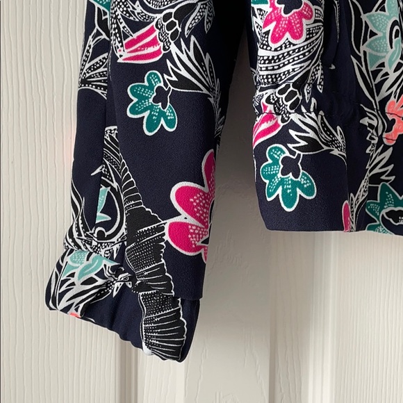 Floral navy jacket - Picture 2 of 6